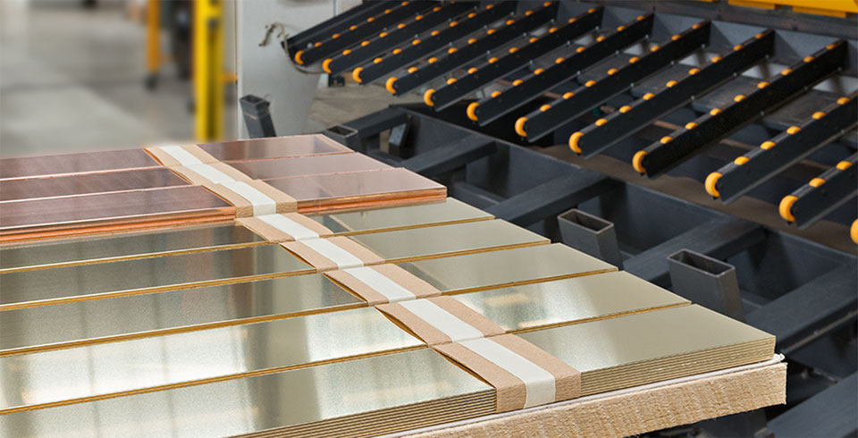 Blechzuschnitte - Schneiden von Blechen aus Messing, Tombak